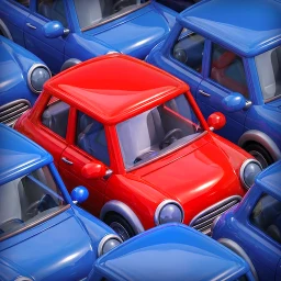 أيقونة Car Sort: Color Puzzle
